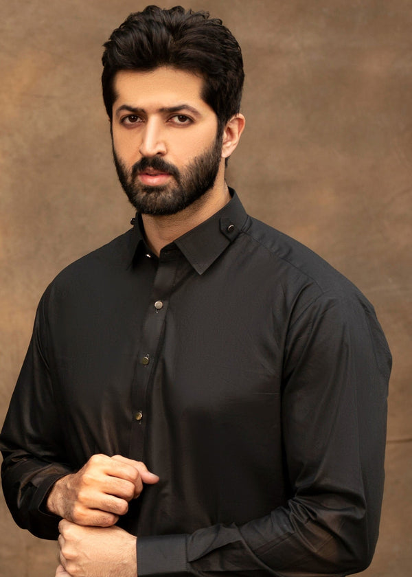 Luxurious Black - Pure Cotton